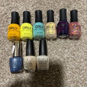 orly and opi nail polish set